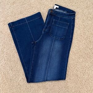 LC Lauren Conrad Dark Blue Straight Leg Jeans